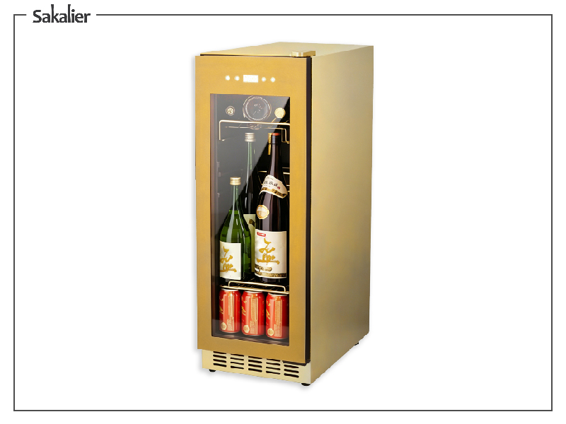 Amazon.co.jp: “ 一升瓶 も入る 小型 ワインセラー ” 18本 日本酒