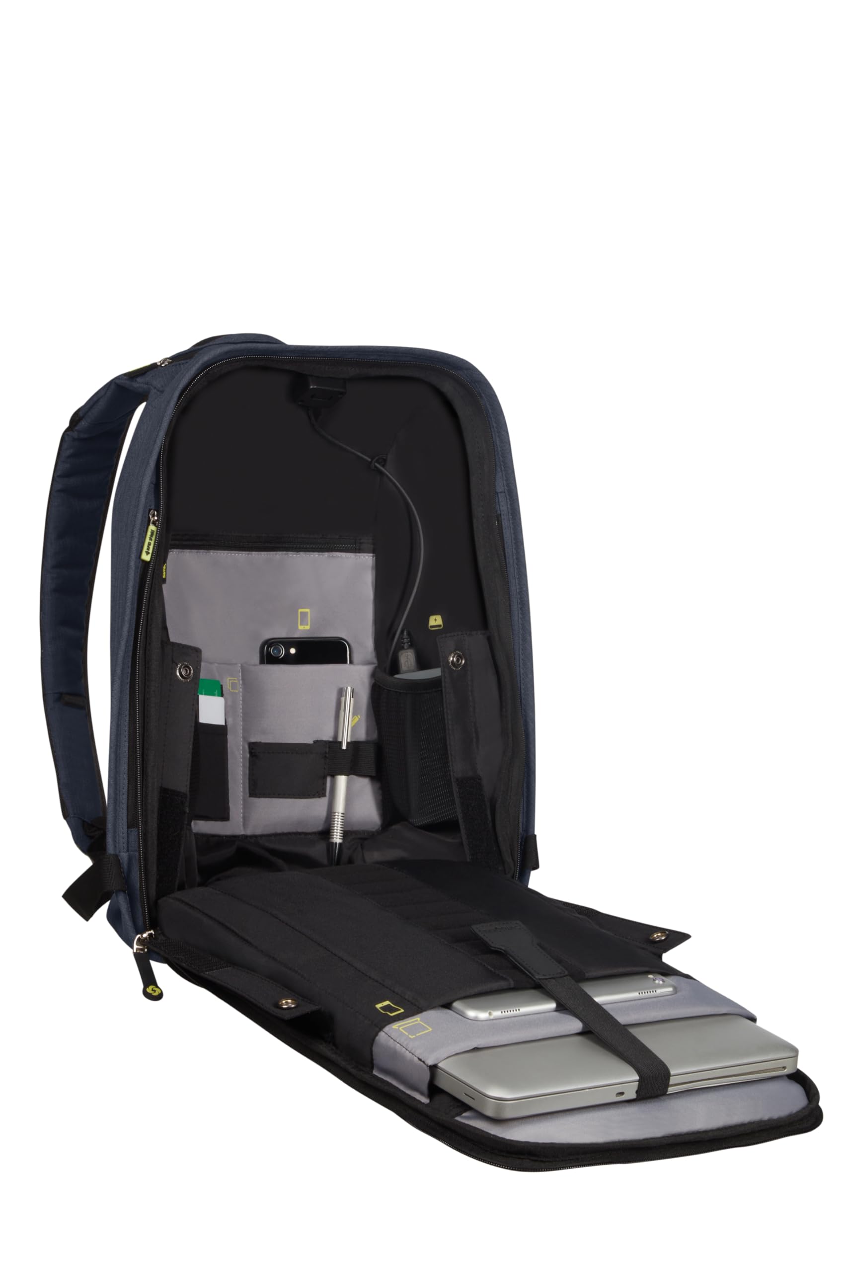 Samsonite Securipak - Zaino Porta PC da 15.6 Pollici, 44 cm, 17 L, Blu (Eclipse Blue)