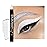evpct White Matte Cream Eye Shadow Sticks Brightener Pencils for Women, Smoky White Silky Eyeshadow Applicator Stick Pen Waterproof, Blendable Crease-Proof Stick Eyeshadow Matte Eye Makeup 62