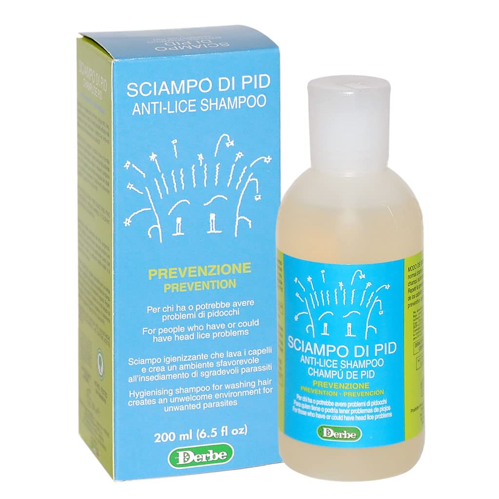 Derbe - Pacchetto Prevenzione Pidocchi - SHAMPOO di PID Duecento ml + SPRAY di PID Cento ml - Per prevenire e mantenere i capelli sani + in OMAGGIO 2 Tisane Funzionali Viropa