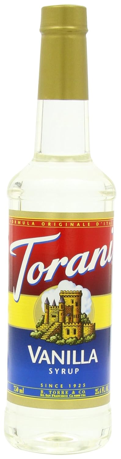 Torani Syrup, Vanilla, 25.4-Ounce Bottles (Pack of 3)