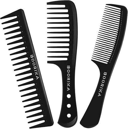 Peine de dientes anchos  Peine de dientes anchos suave y resistente para rizos  Peine rizado para cabello largo húmedo o rizado  Peine resistente al