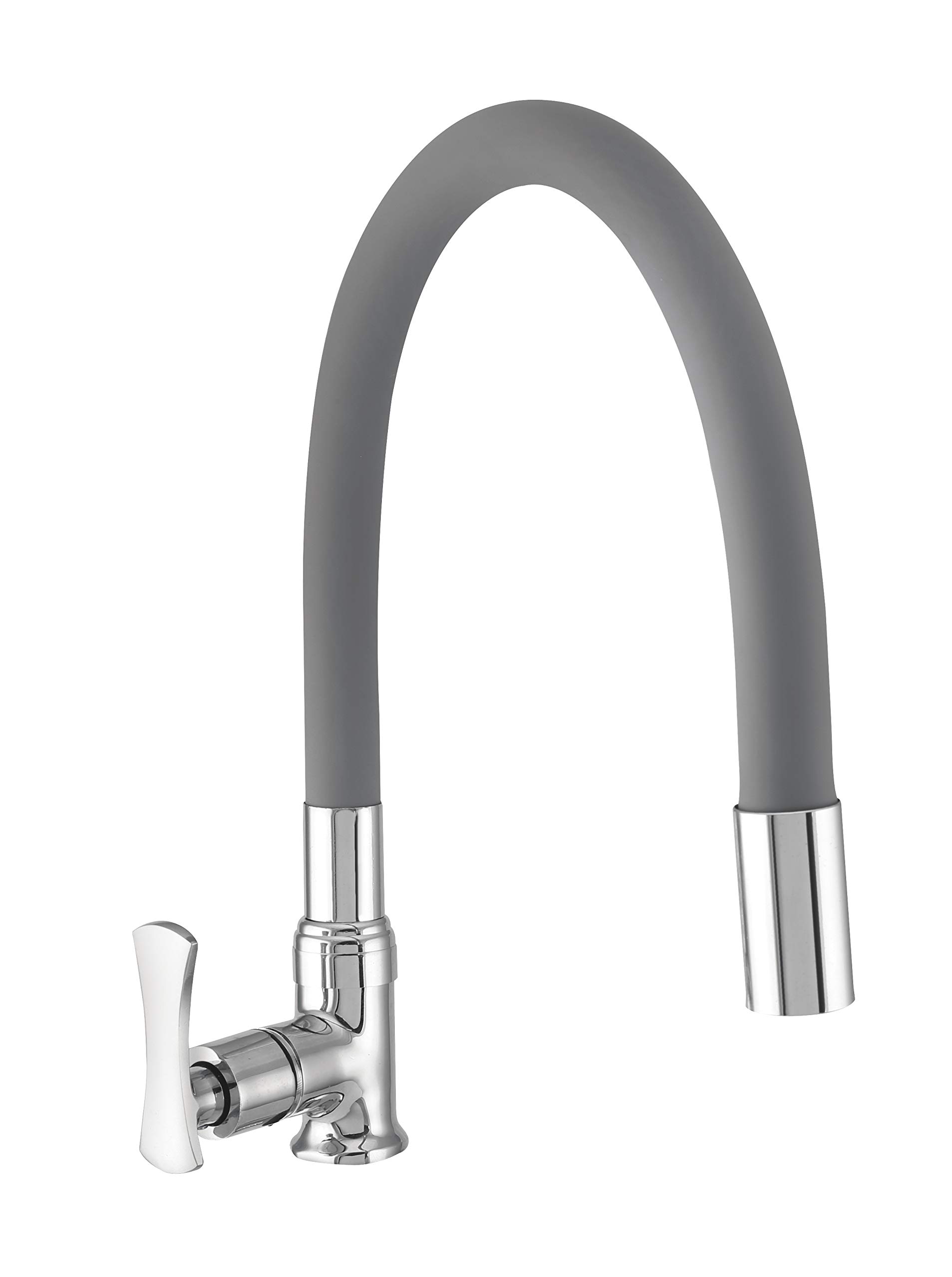 10x Brass SN-801 Swan Neck Flexible Spout for Kitchen/Bathroom (Grey) (B07WRZLY79) Amazon Price History, Amazon Price Tracker