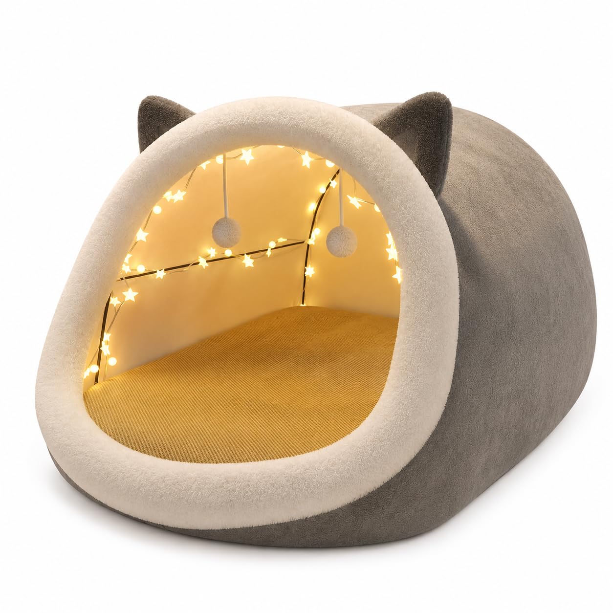 Cuccia Cane Interno in Tessuto, Cuscino Reversibile per Cani Adulti, Morbido e Lavabile, Grigio Scuro, per Comfort Domestico