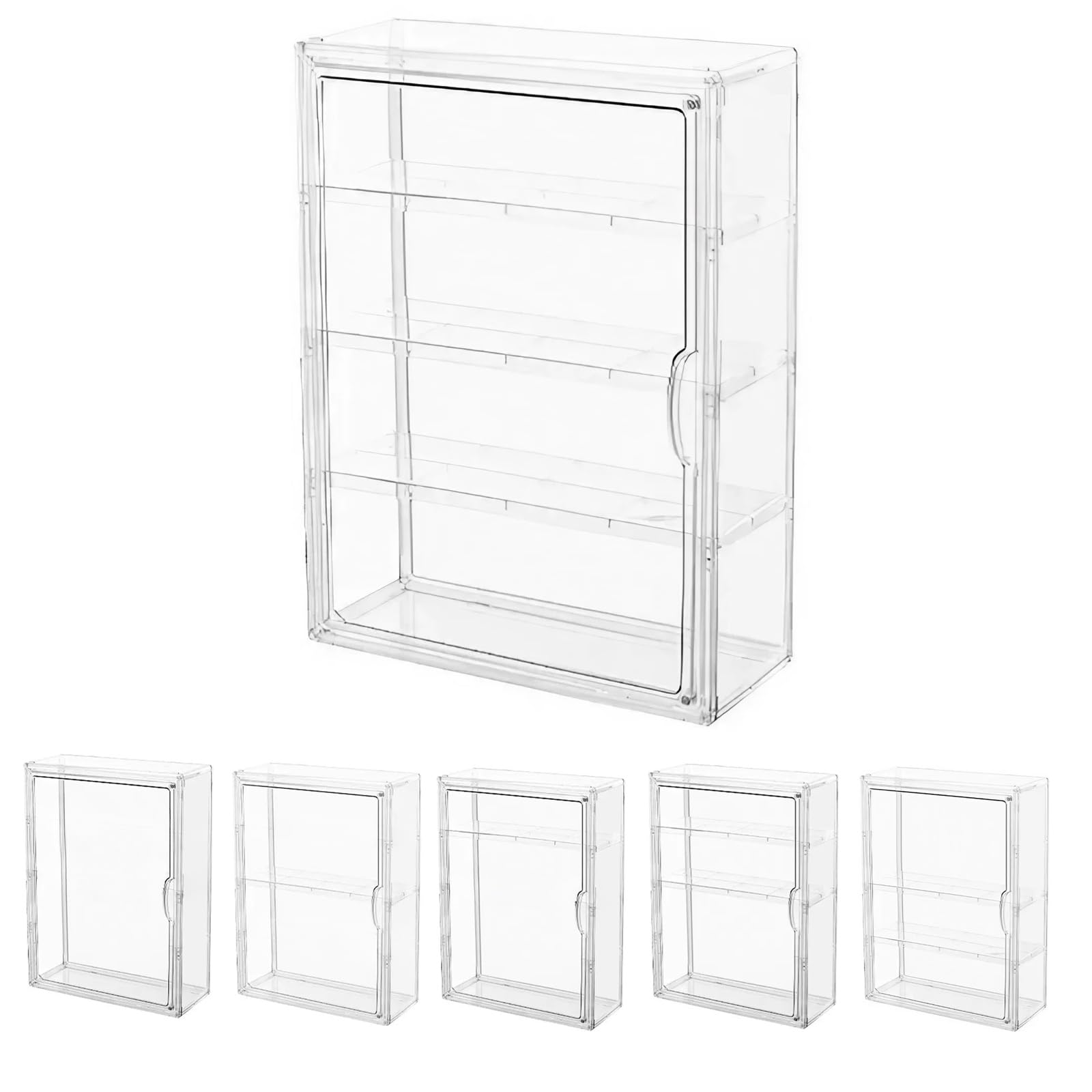 DuvinDD Acryl vitrine met led-verlichting, 35 x 30 x 60 cm