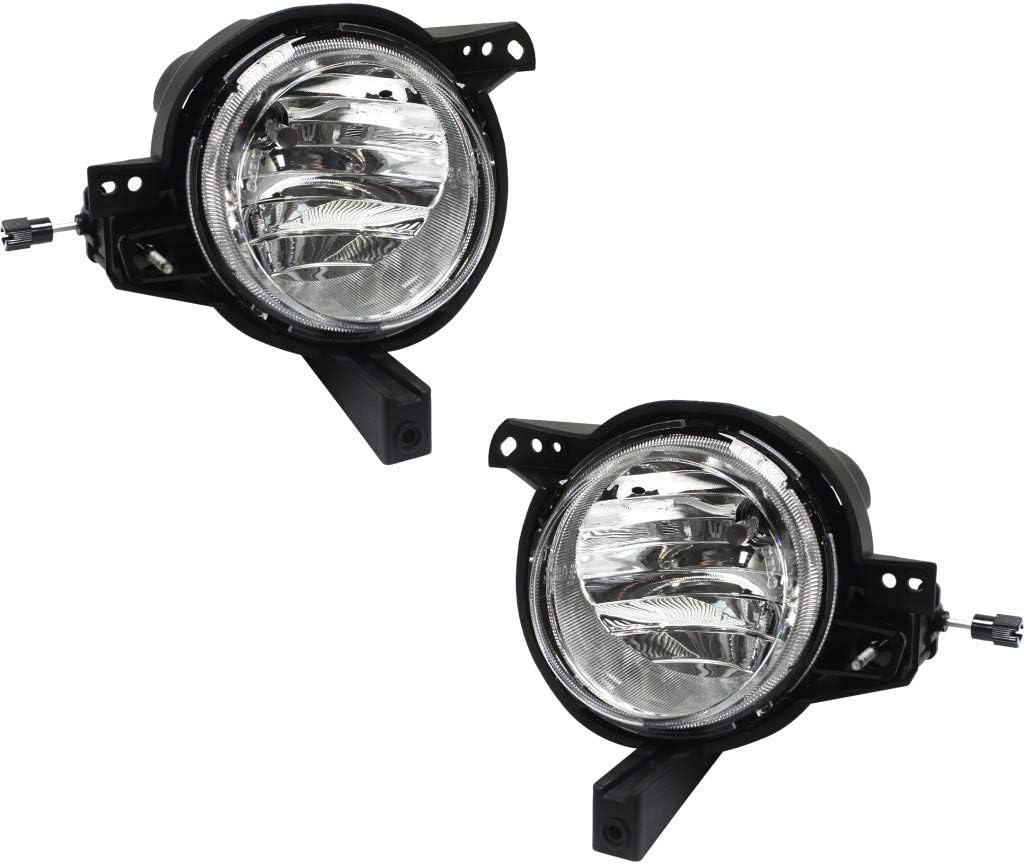 CarLights360 For 2012 2013 Kia Soul Fog Light Driver and Passenger Side Pair w/Bulbs Included DOT Certified KI2592125 KI2593125 | 92201 2K510 92202 2K510