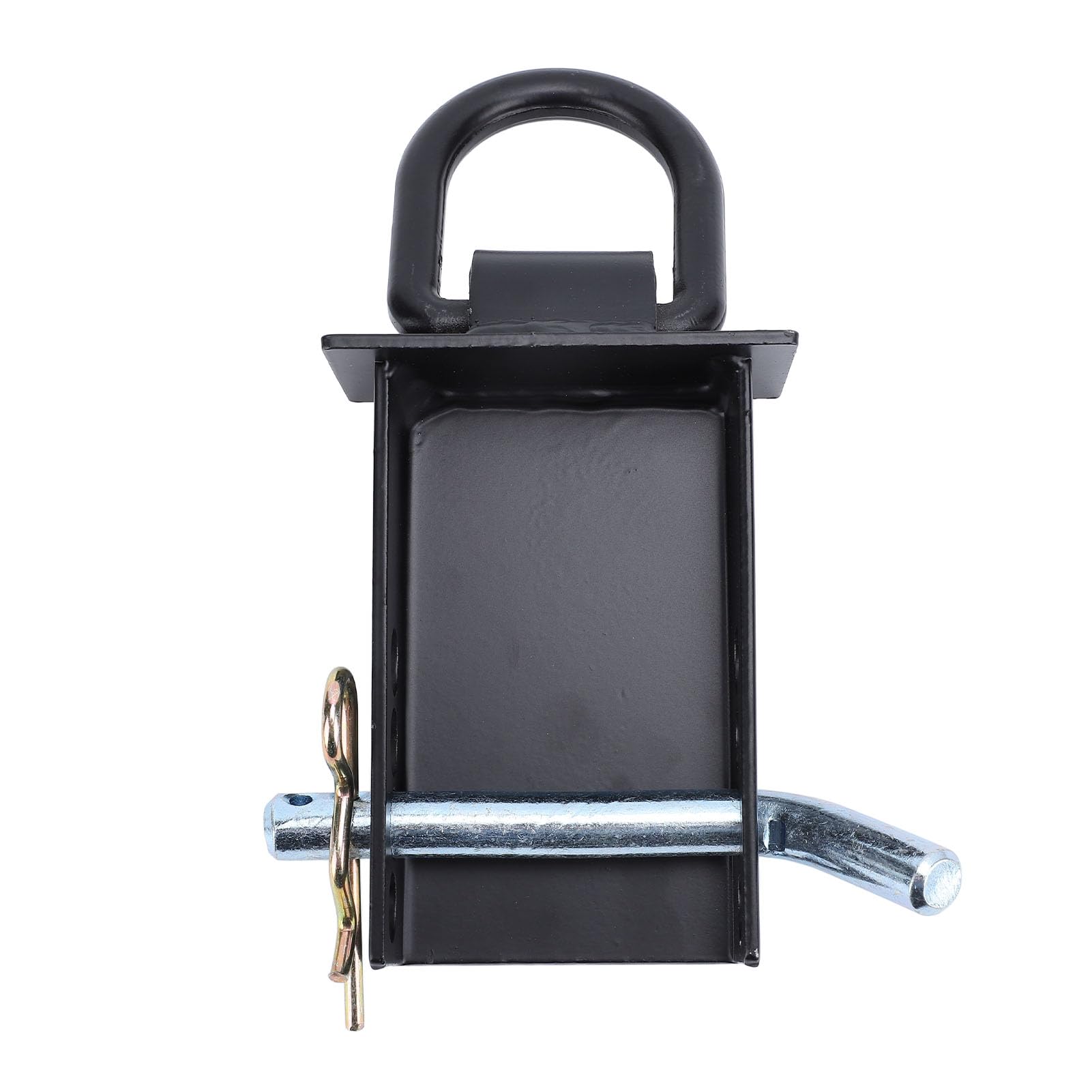 Amarre de Anillo en D de Bolsillo de Estaca de 12000 Libras, Accesorios de Bolsillo de Estaca de Remolque Extraíbles Resistentes con 4 Orificios para Camiones y Remolques