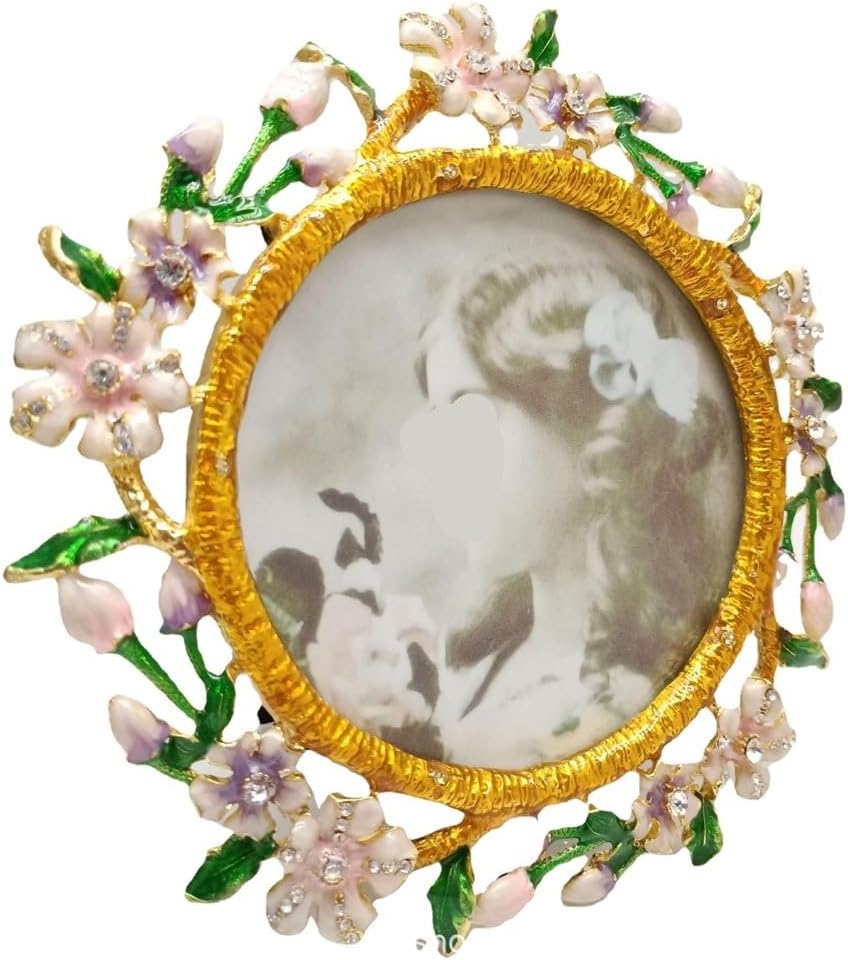 Metal Frame With 4-inch Metal Frame Color Photo Holder For Home Decoration(D)