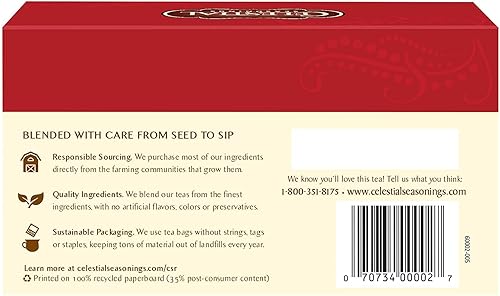 Miniatura 2 de Celestial Seasonings té zngr Rojo
