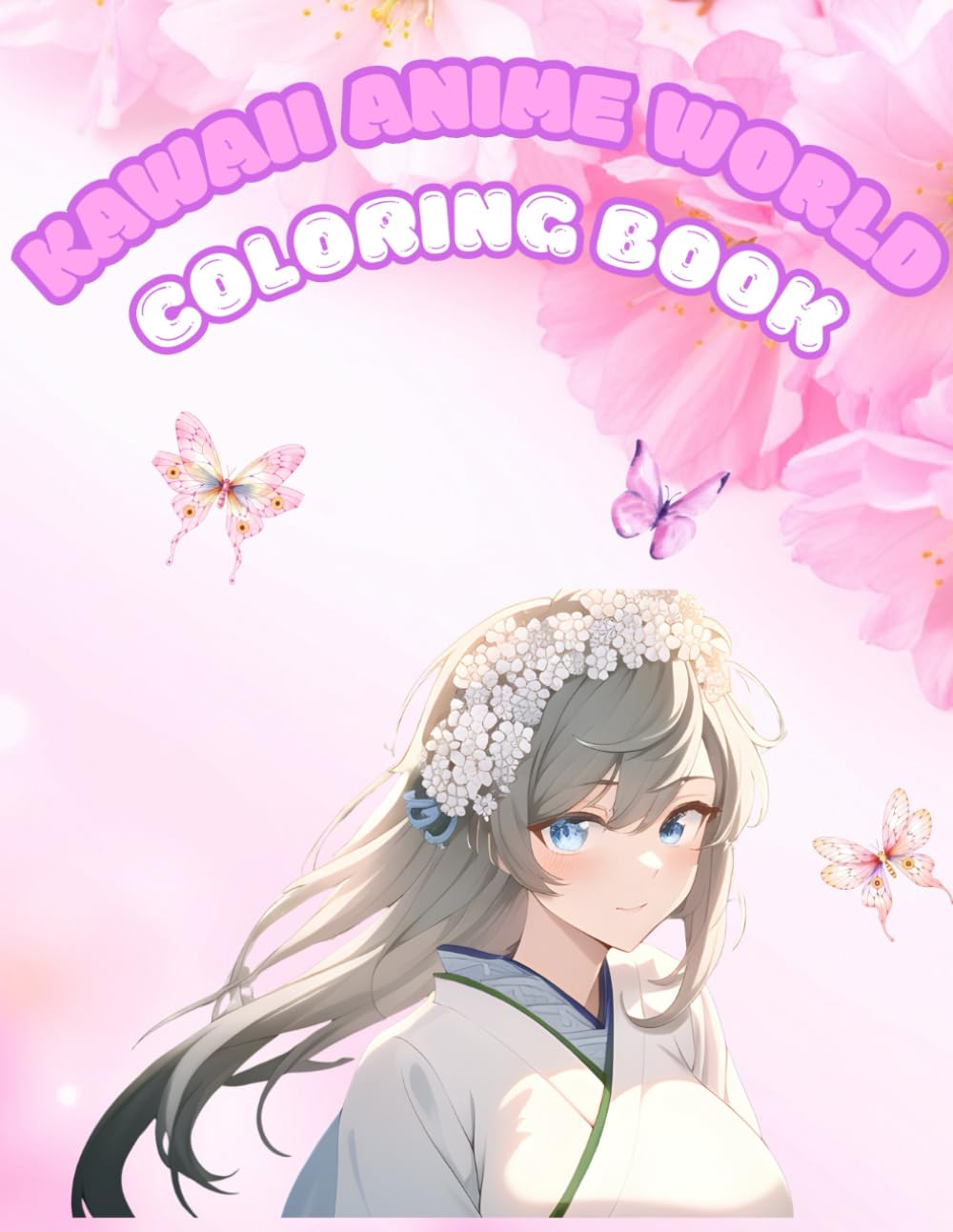 KAWAII ANIME WORLD COLORING BOOK