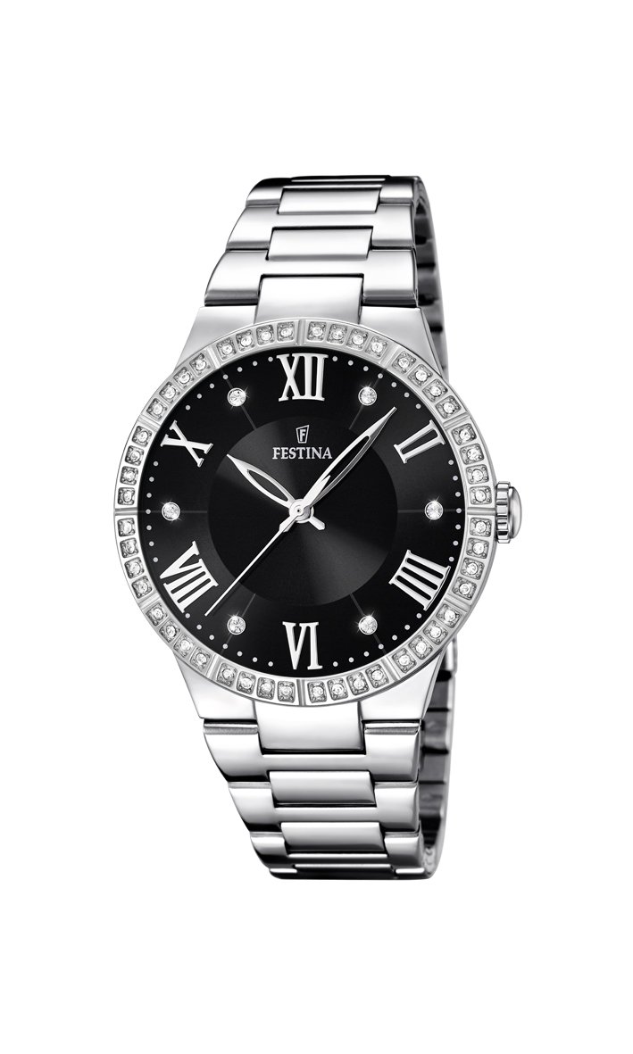 FestinaReloj Mujer F16719/2 Boyfriend Caja de Acero Inoxidable 316l Plateado Correa de Acero Inoxidable 316l Plateado
