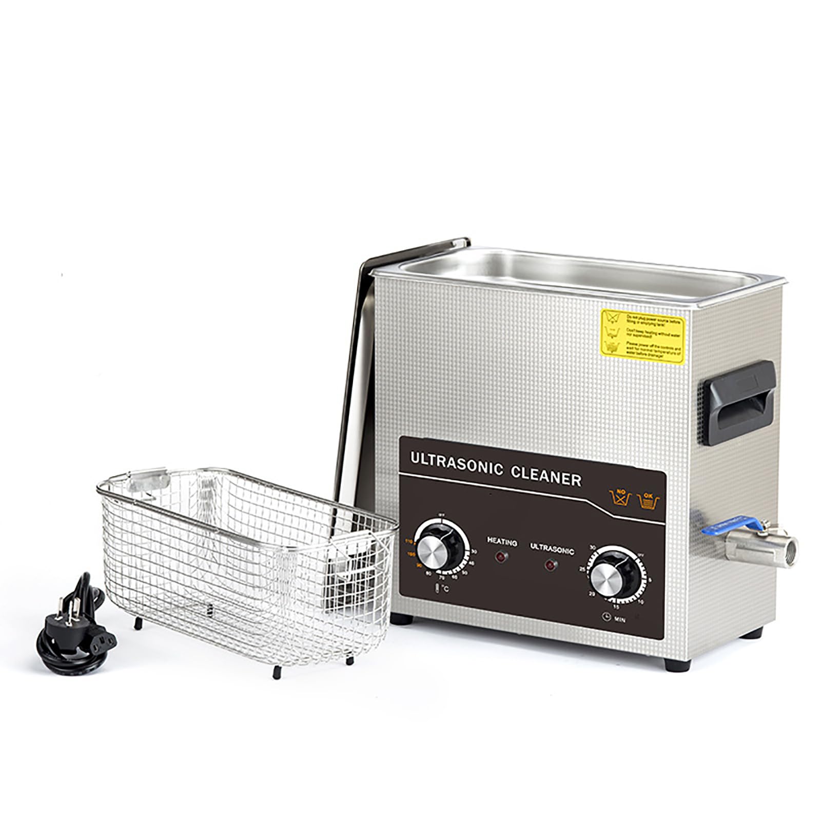 Máquina de Limpieza ultrasónica con Temporizador y Calentador para la Limpieza Profunda de Joyas, Herramientas de Laboratorio y Piezas de automóviles.