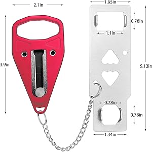 Portable Door Lock for Travel Hotel Self-Defense
