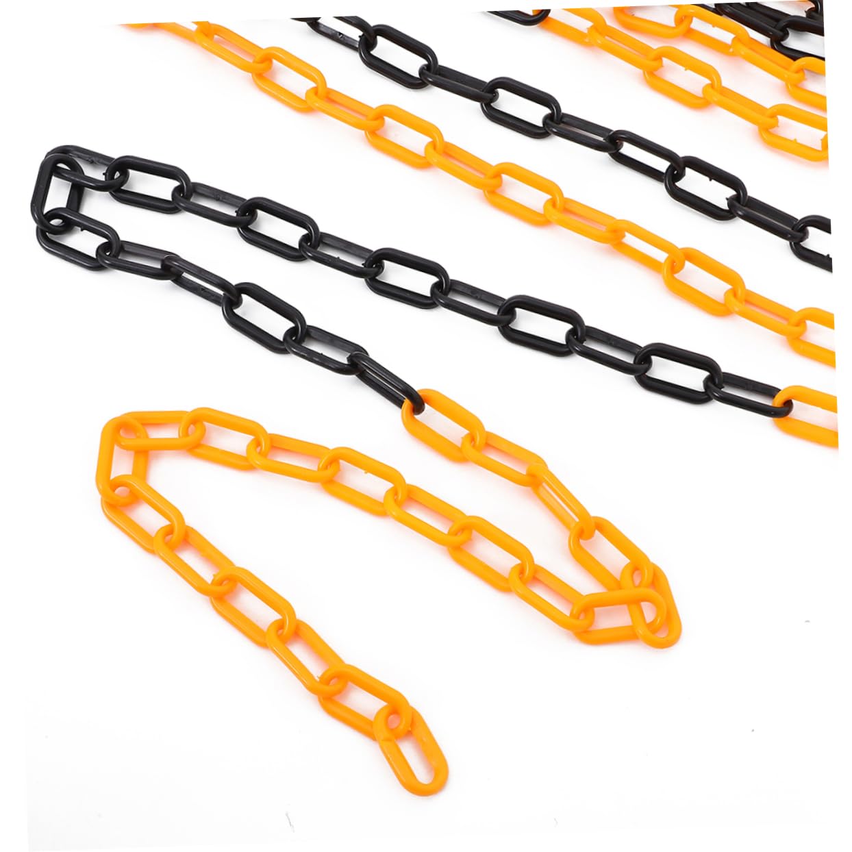 PRETYZOOM Plastic Barrier Chain Weatherproof Safety Barrier Gate Traffic Cone Protection Crowd Control