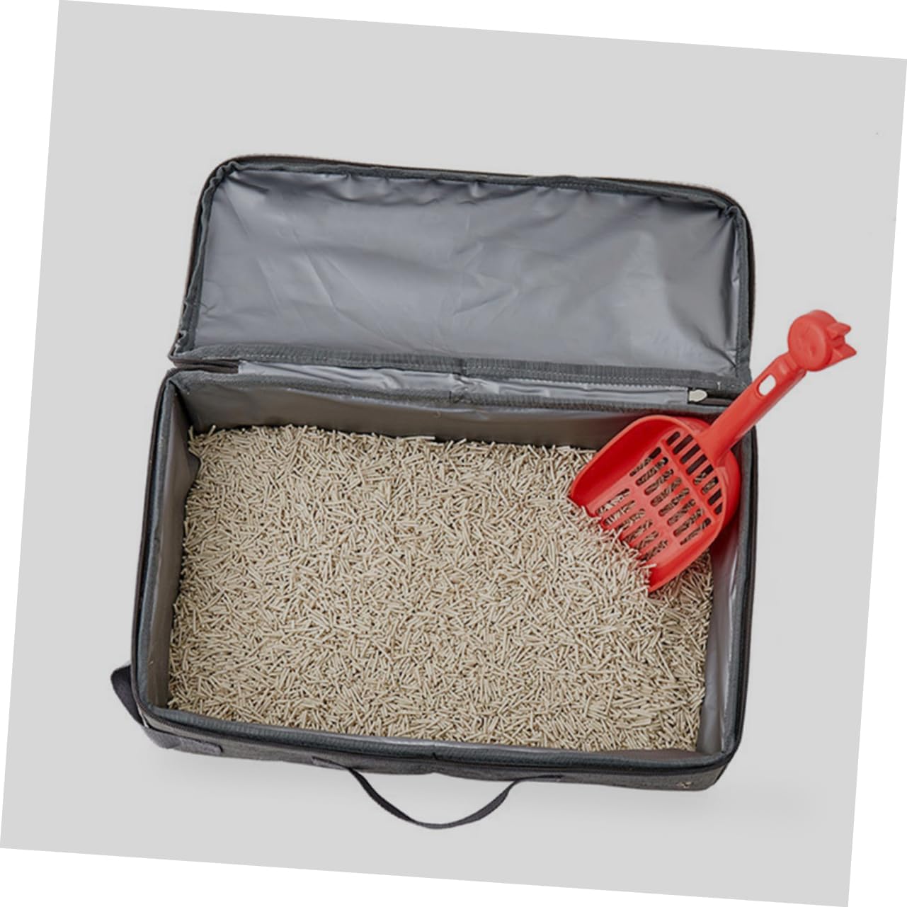 YARNOW Foldable Jumbo Cat Litter Box Portable Litter Box Scoop Cat Enclosures for Travel Home