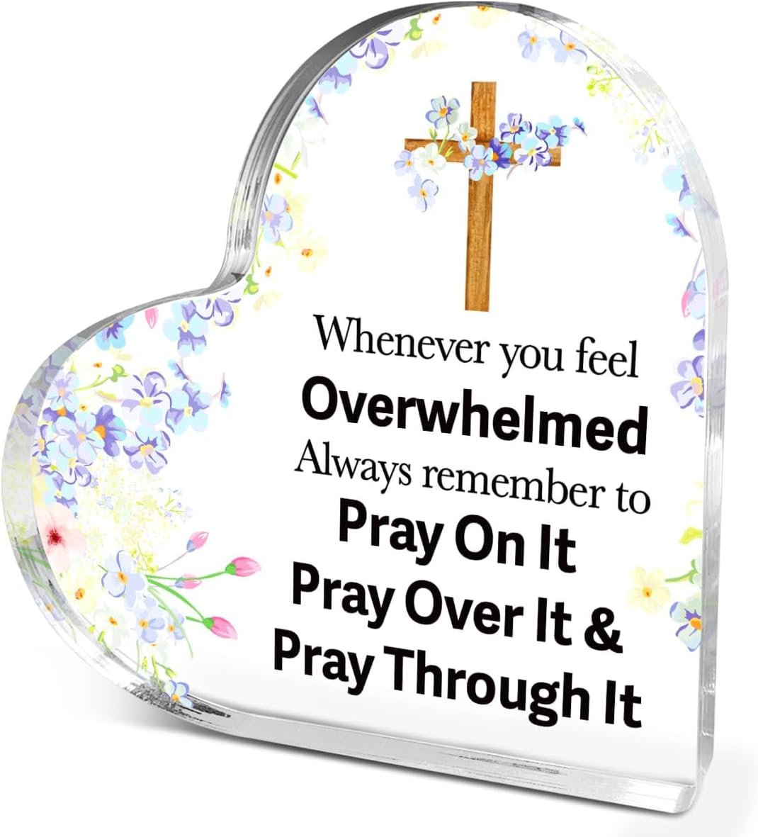 Religious Gifts for Women,Christian Gifts for Women,Pray Pray Pray Sign