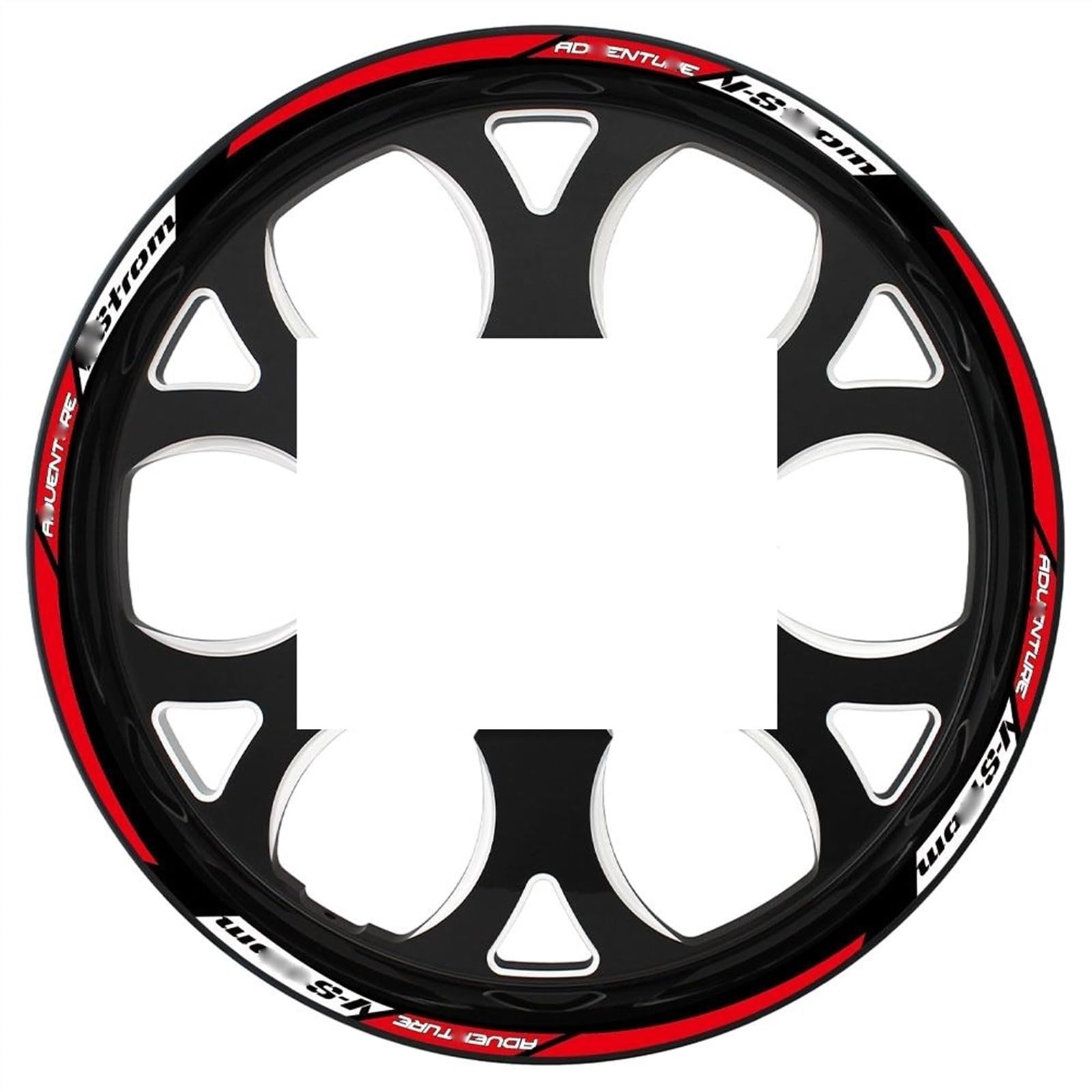 Applique for S&uzuki for Vstrom for V-Strom DL 650 Dl1000 1050 XT 250 SX Reflective Wheel Sticker Rim Decal Hub Stripe Tape 19″17″(A1)