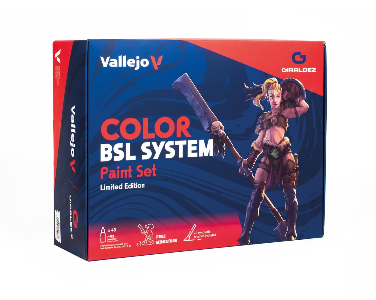 Vallejo Farbset BSL-System Modell, Mehrfarbiges Farbenspiel für Malerei und Bastelarbeiten, Ideal für Künstler und Hobbyisten, 12-teilig (72183)