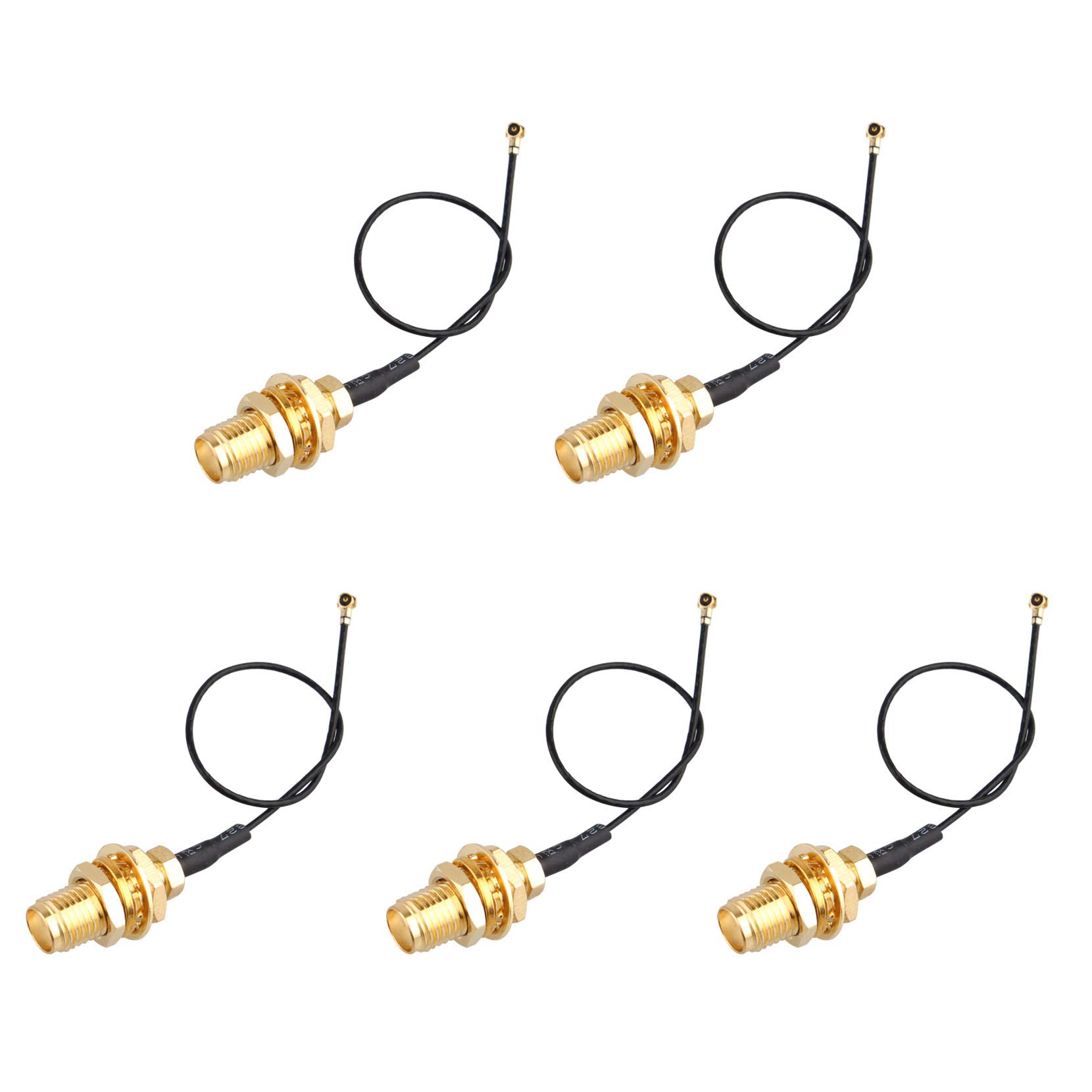 5 Pezzi Cavo SMA Femmina A IPX U.fl 15cm – Prolunga Per Antenna WiFi E Dispositivi RF