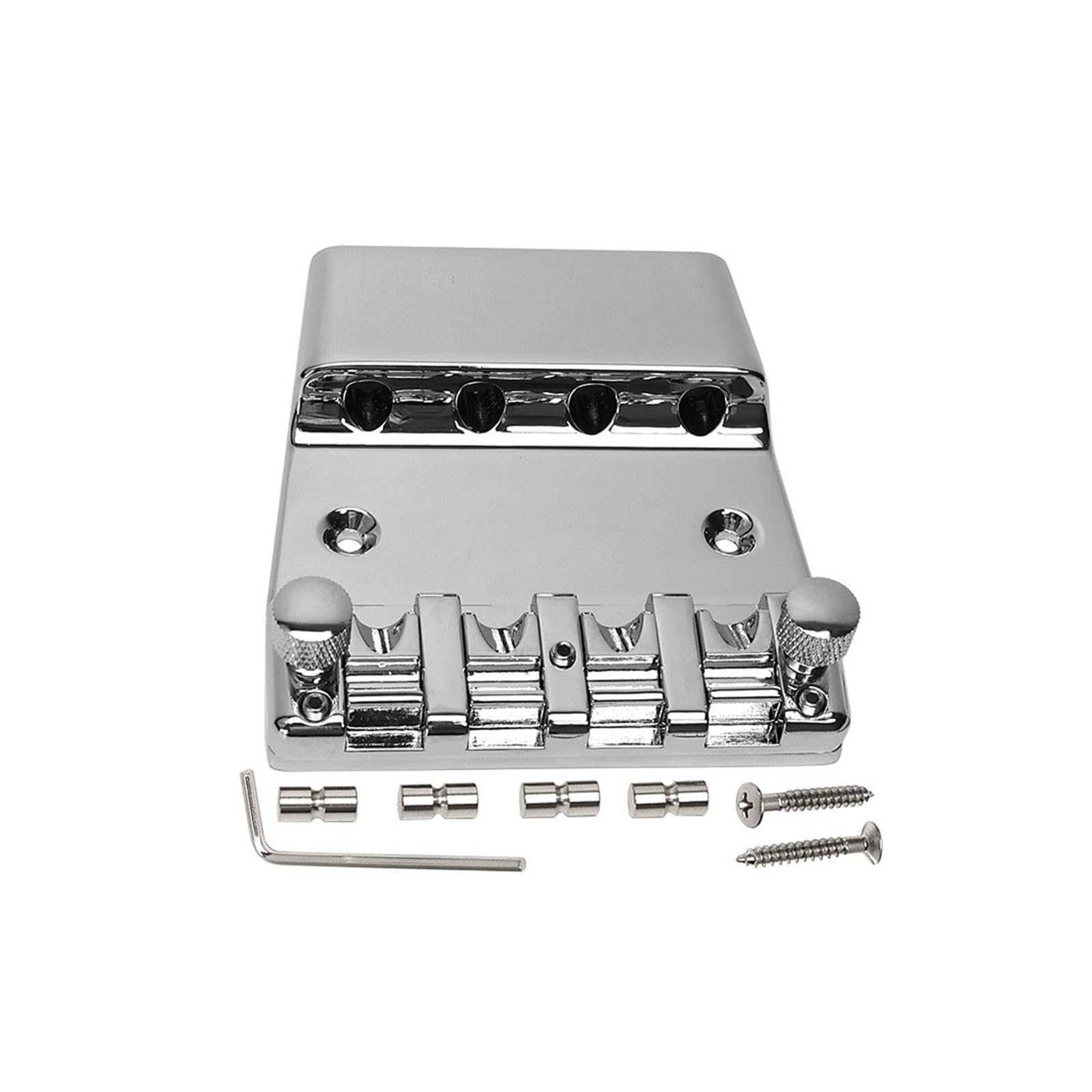 Regulowana Gitara Basowa Z 4 Strunowym Zdejmowanym Mostkiem Mostek Gitarowy