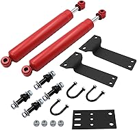 Vista 6 de LOSTAR Estabilizador de dirección dual compatible con Excursion F250 F350 Super Duty 4WD 1999-2005