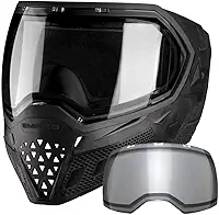Máscara/óculos de pintura Empire EVS – 2 lentes térmicas, Black/Black