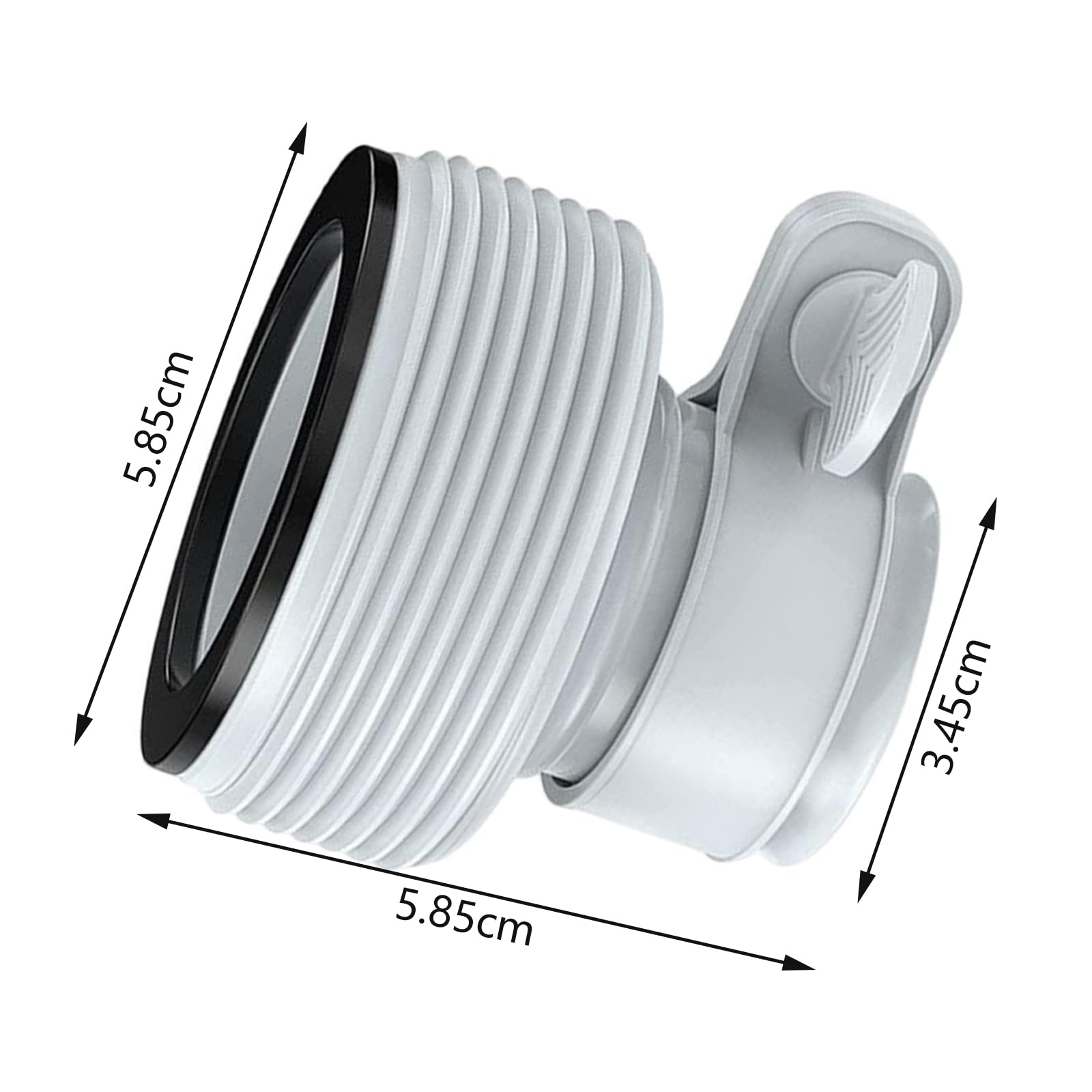 Poolschlauch-Adapter-Set A/B-Typ – Für 3,2 Cm Und 3,8 Cm Schläuche, Inkl. Klemmen & Dichtungen