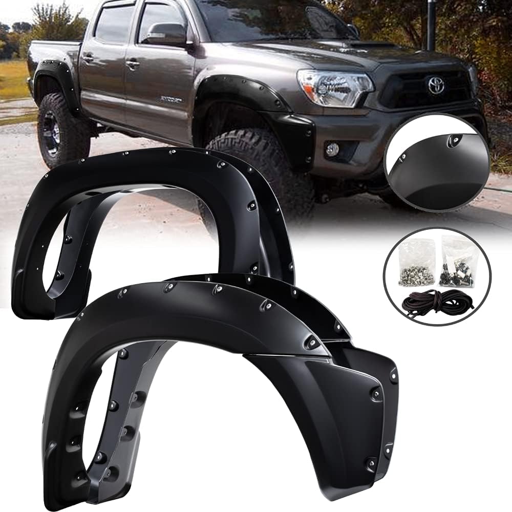 Amazon.com: ProTuningLab Fender Flares for 2012-2015 Toyota Tacoma ...