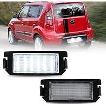LED License Plate Light Assembly for Hyunda.i Genesis Coupe 2009-2016