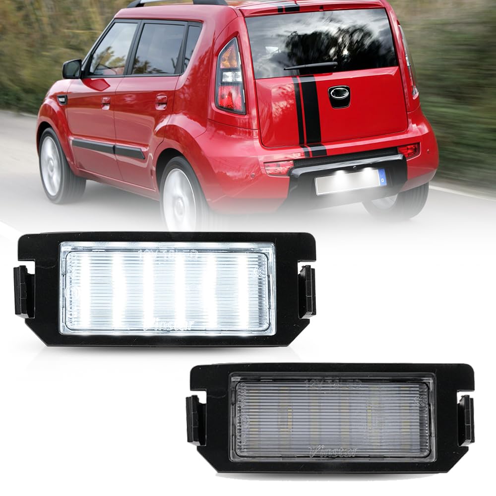 Amazon.com: NJSBYL White LED License Plate Light Assembly For