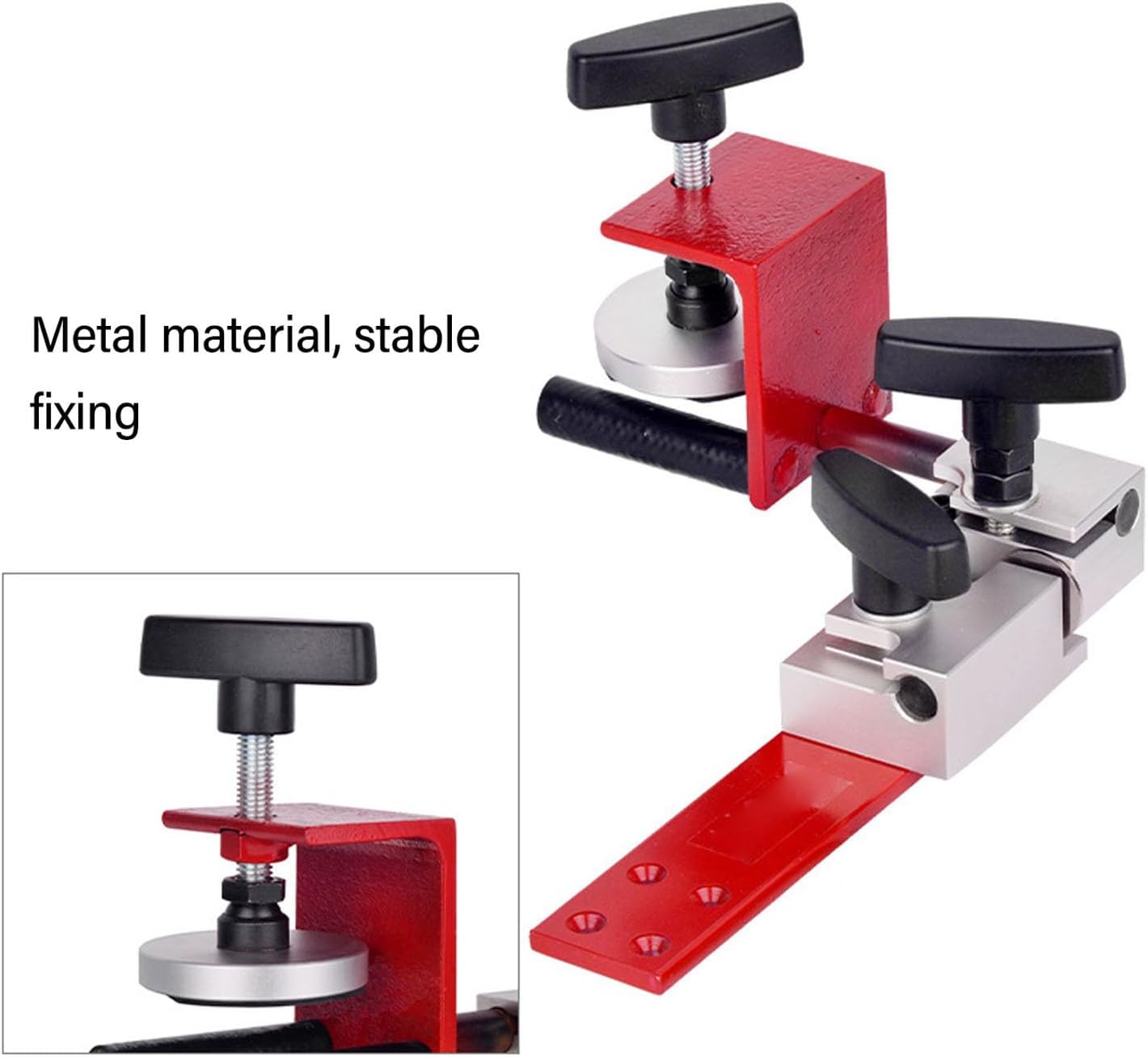 Aluminum Alloy Vise, String Changer, Adjustable Tool Support Frame for Archery Maintenance