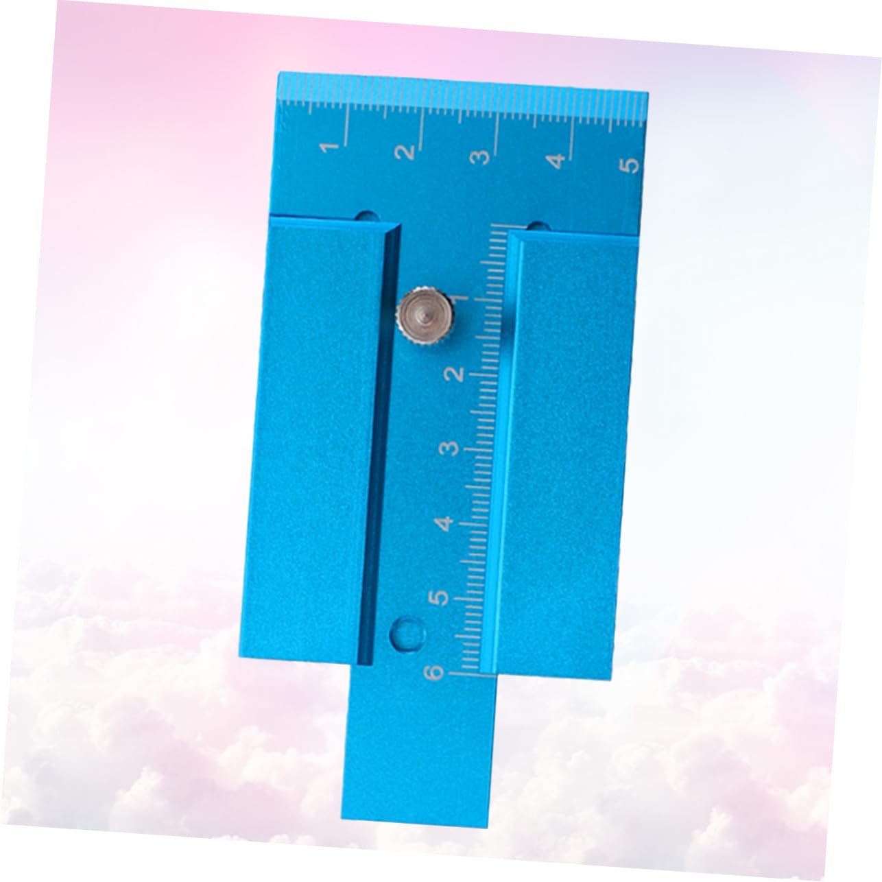 Woodworking Tool Metal Bench Height Gauge Precision Ruler Metric Gauge Lightweight for Carpentry
