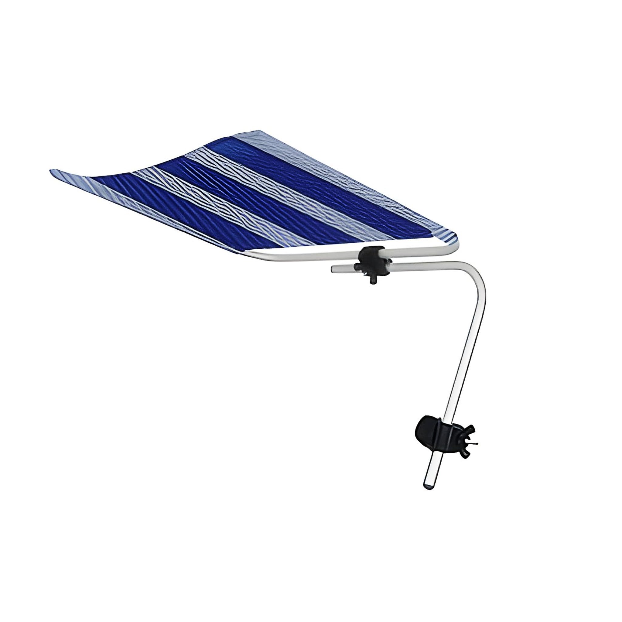 Bricoloco Parasole per amache e lettini - Universale Pieghevole e Orientabile - Alluminio e Textilene Resistente e Traspirante