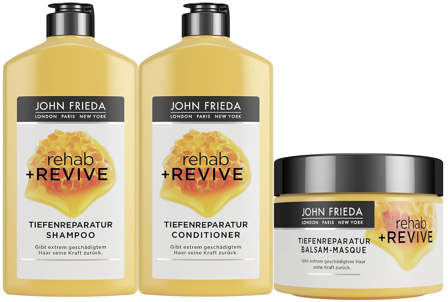 John Frieda Rehab + Revive KomplettSet für extrem geschädigtes Haar