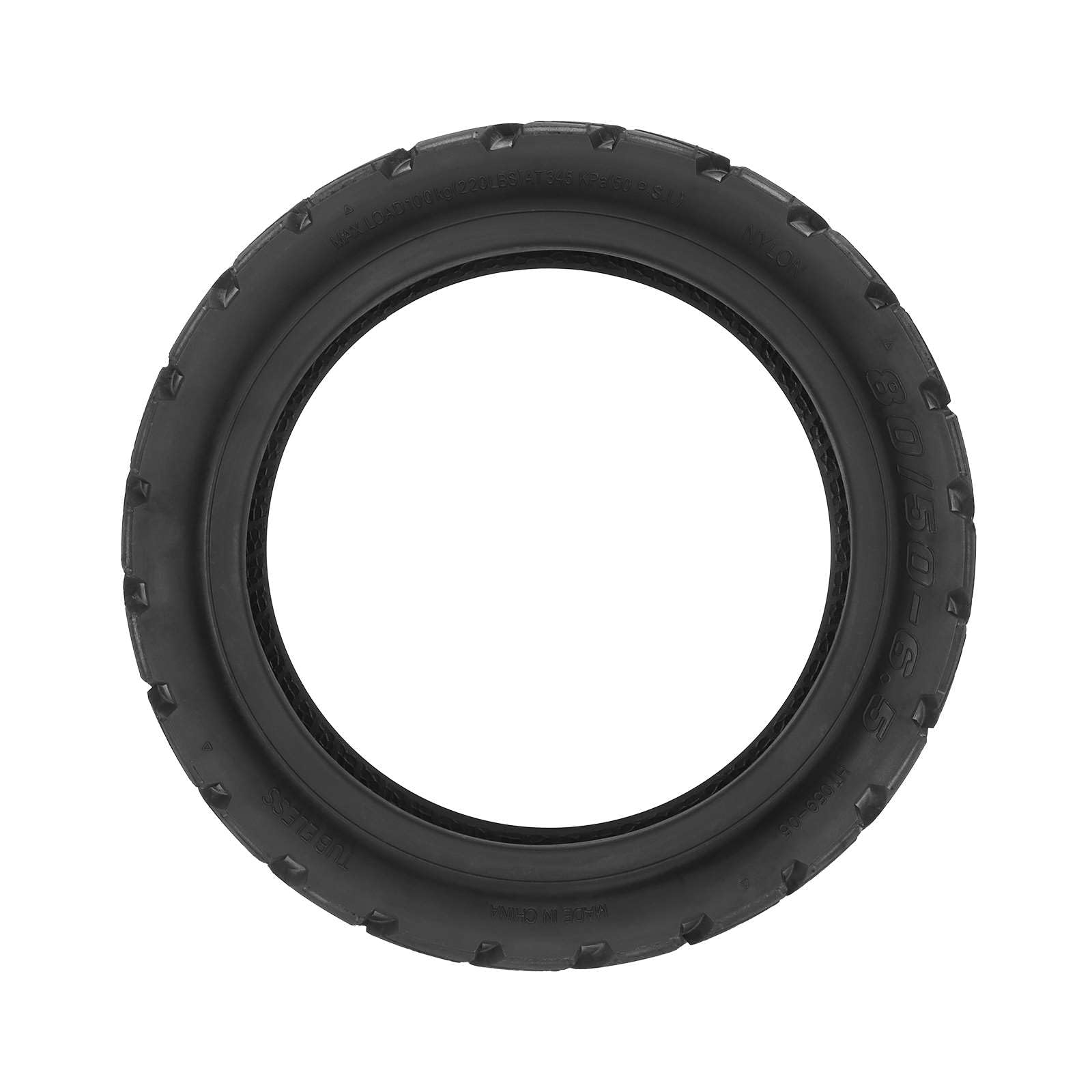 Off-Road Reifen (10 Zoll) 80/50-6,5 Schlauchloser Ersatzreifen für E-Scooter Ausom L2 / L2 MAX / DT2 Pro/Dualtron Victor 2025 / KuKirin T3