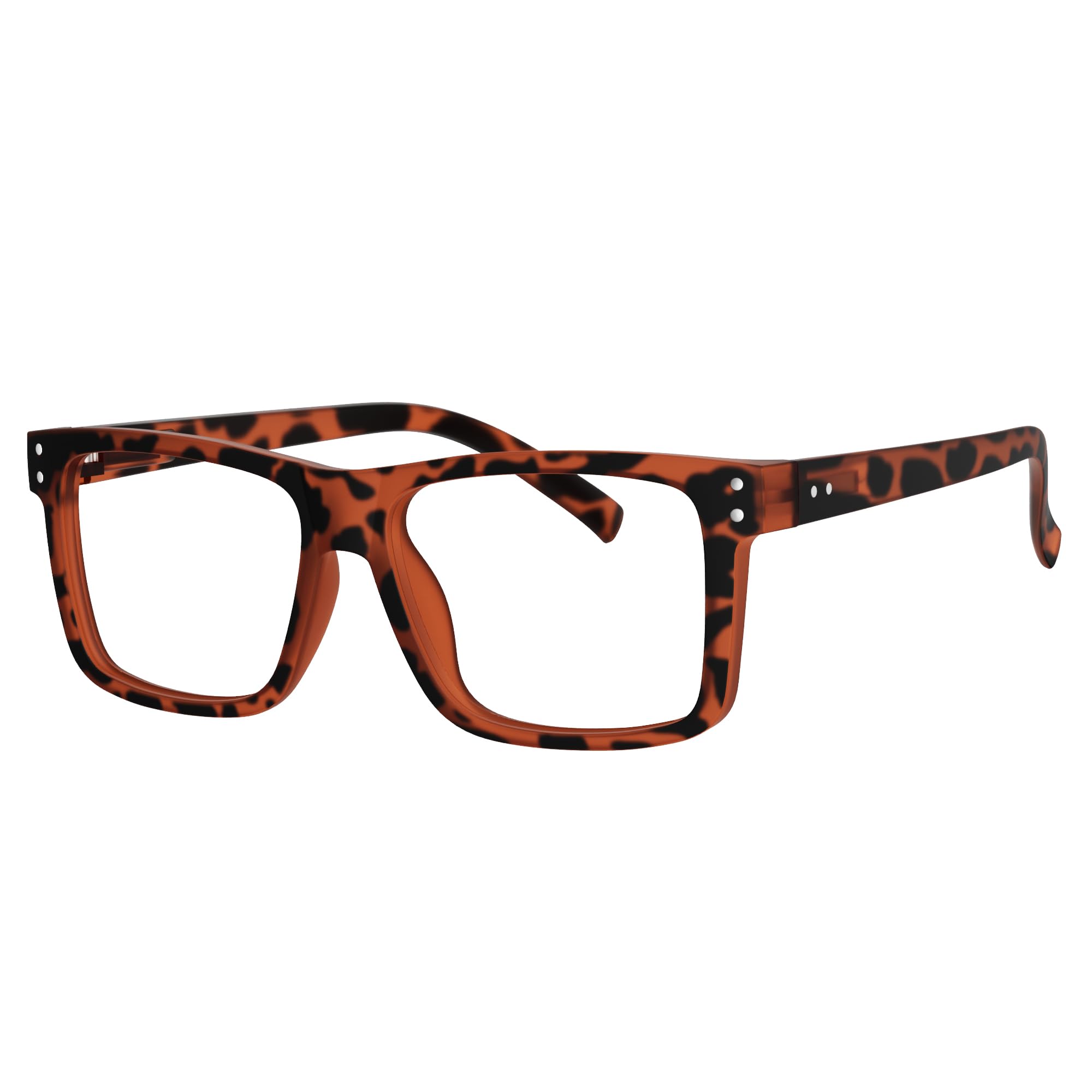 eyekepper oversized reading glasses square large frame readers for men and women