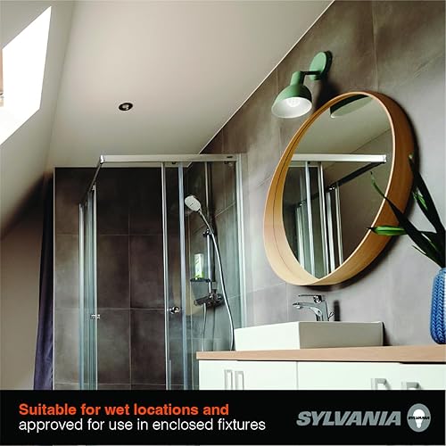 Miniatura 7 de Sylvania - Bombilla de filamento LED transparente A19, 6.5 W, regulable, 800 LMS, base media, 2700 K, blanco suave, paquete de 2 (42170)