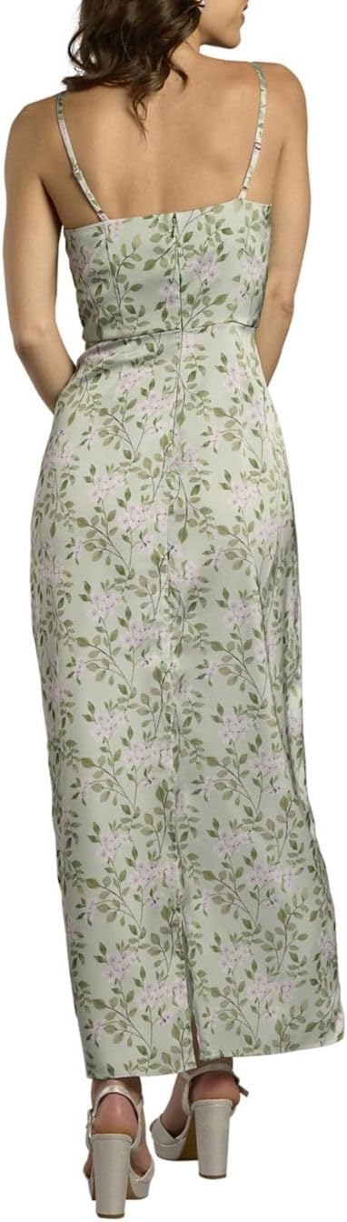 David's Bridal Charmeuse Cowl Neck Sheath Dress - Image 2