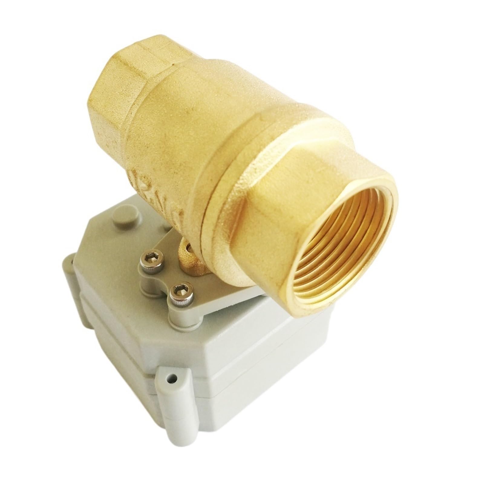 Válvula eléctrica de latón de 2 vías 3/4 ''DN20 válvula eléctrica de puerto completo normalmente abierta/cerrada con indicador for aplicación de agua(BSP,CR502 Normally Open)