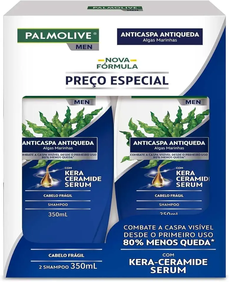 Palmolive Shampoo + Shampoo Anticaspa Antiqueda Men Anticaspa for Men 2pack 350ml