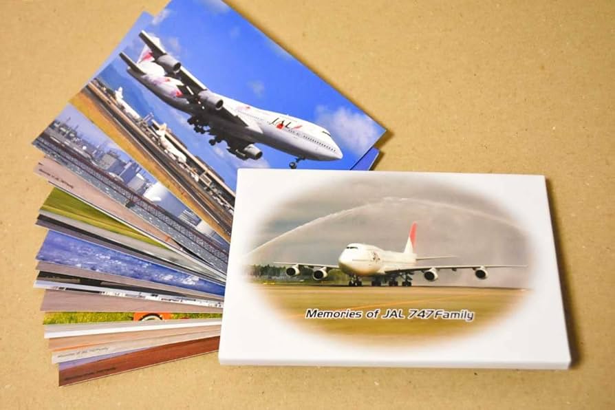 JAL航空機ポストカードセット多数