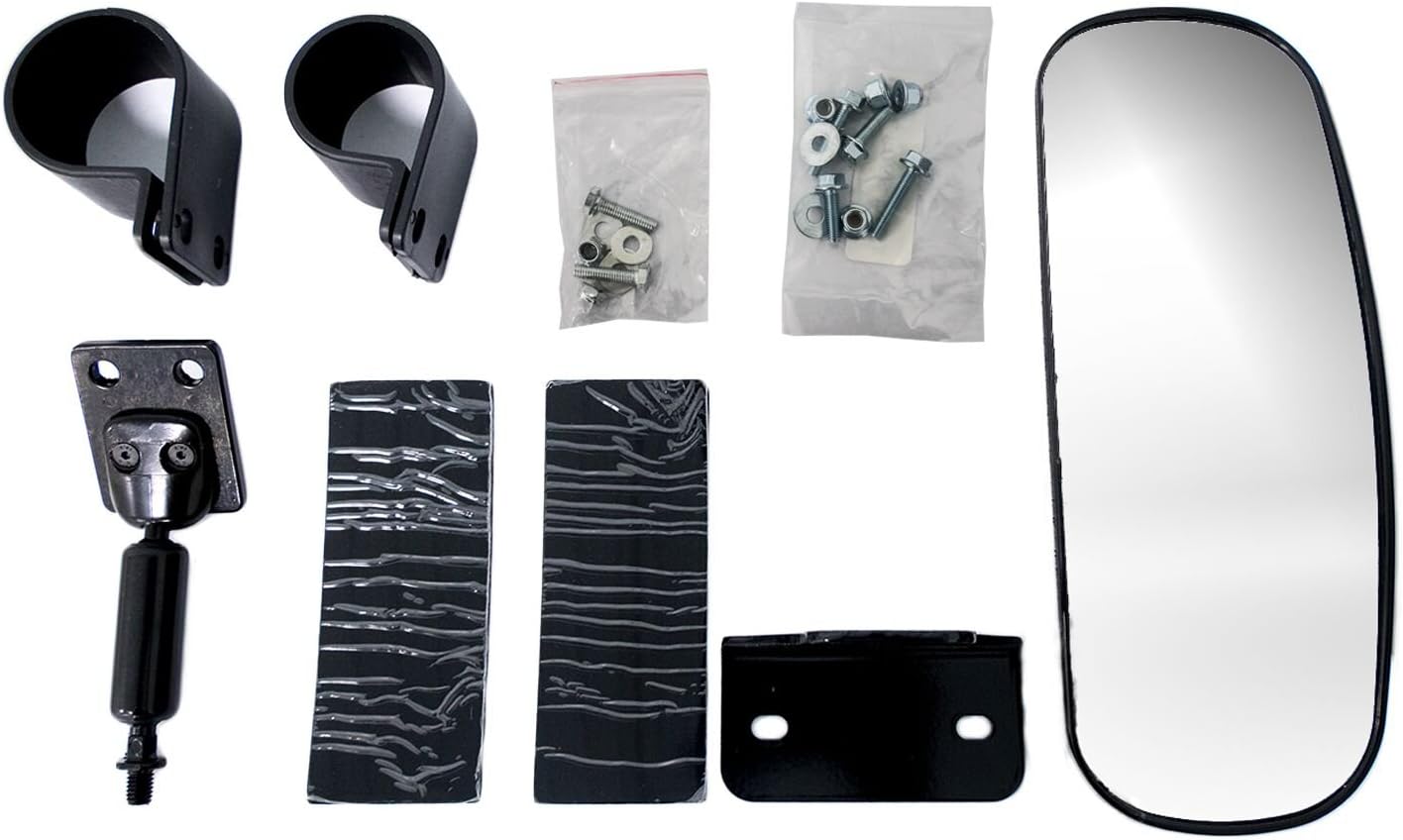 SuperATV Heavy Duty Fully Adjustable Rear View Mirror For Can-Am Defender HD 5 / 8 / 10 / DPS / XT / Cab / XMR / MAX / XTP