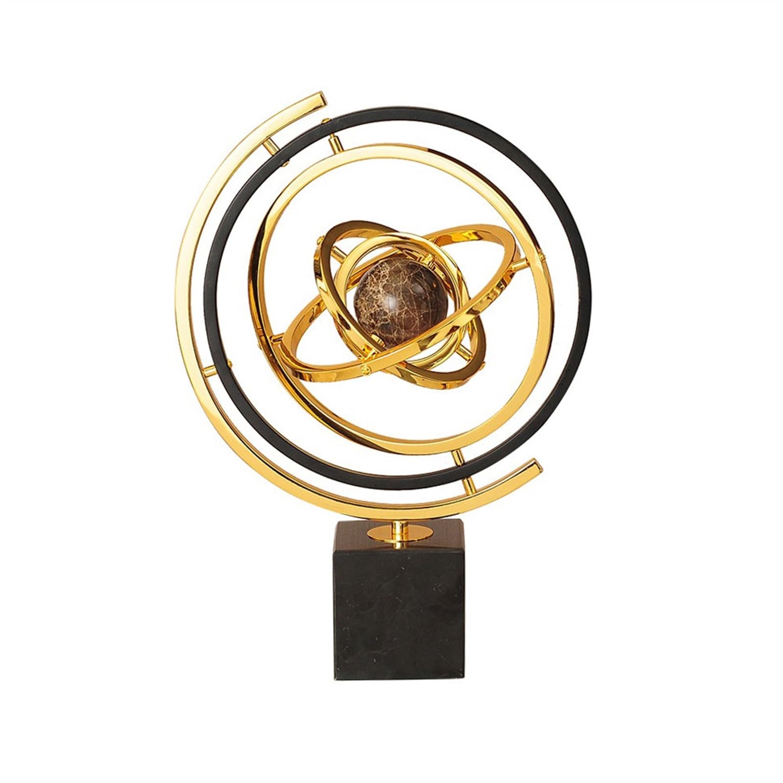Tischdekoration Moderne Luxus-Globus-Ornament, Büro-Desktop, Zuhause, Wohnzimmer, TV-Schrank-Dekorationen Deko Figur