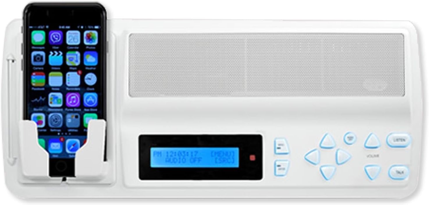 IST Retro Music & Intercom System Package, 4 Rooms (Vertical Frames), White (RETRO-MV4PAC)