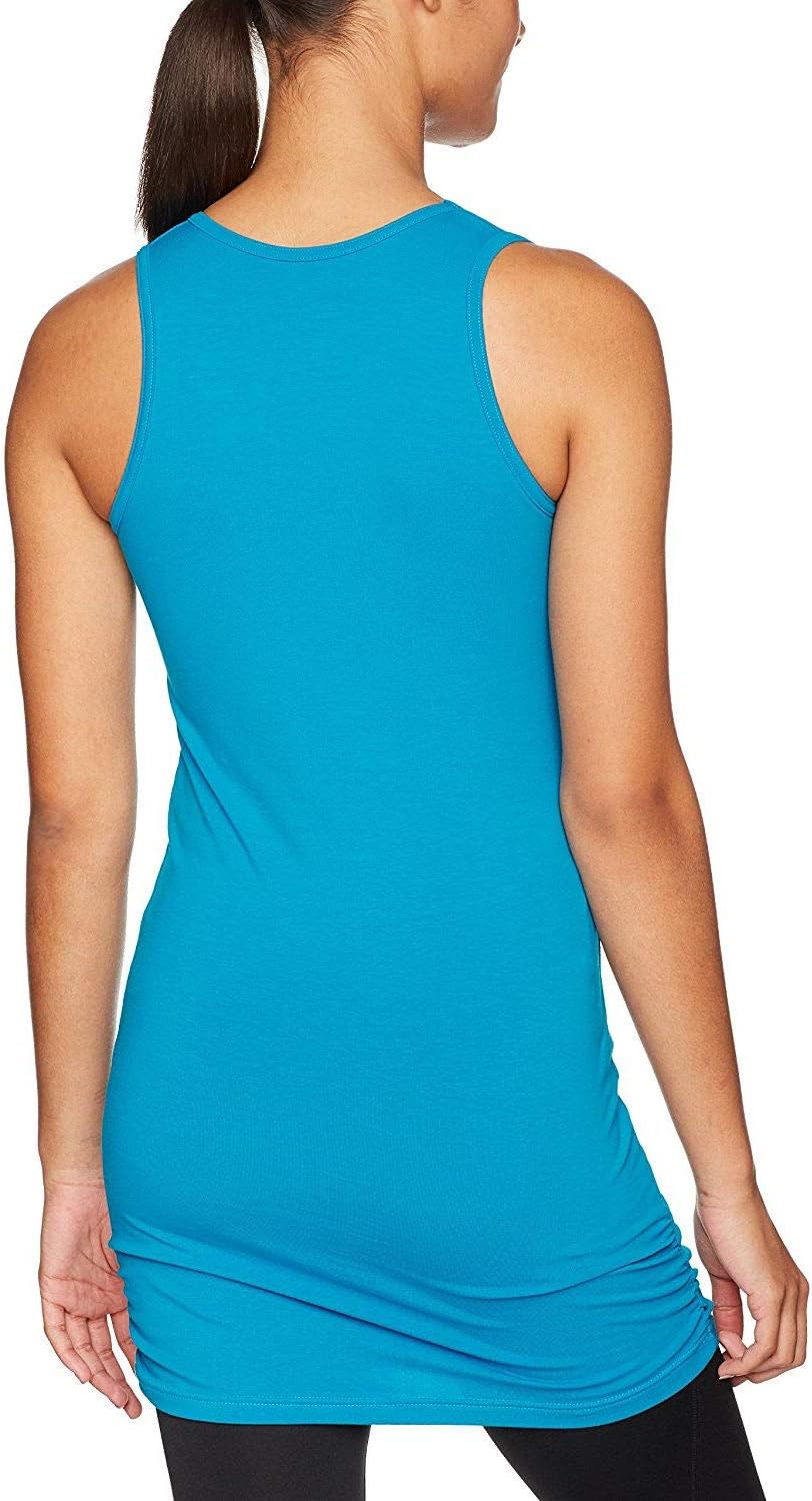 Winshape WTR15 Women's Fitness Leisure Long Top with Side Ruffles, Winshape Slim Style
