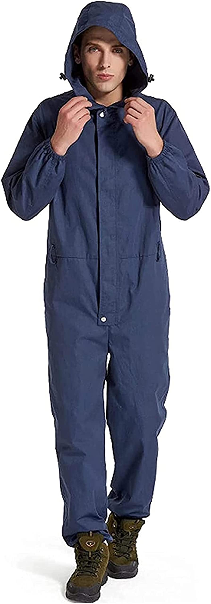 AMNOOL Vêtements de Travail de radioprotection EMF,Coupe-Vent de radioprotection pour l'automne Hiver,Combinaisons de Travail de Protection Contre Les radiations EMF