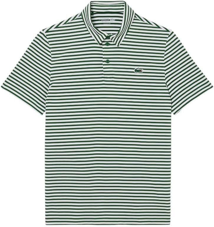 Lacoste Men's Regular Fit UV Protect Collar Logo Golf Polo Shirt