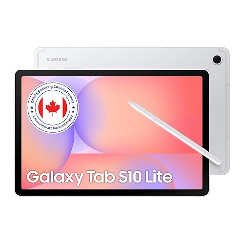 Samsung Galaxy Tab S10 Lite (CAD Version & Warranty) - Silver 128GB, 10.9" Android Tablet, AI Assistant, 8000mAh Battery, S Pen Inlcuded - 128GB - Silver - Tablet Only