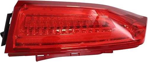Miniatura 5 de LOYALHEARTDY Para 2013 2014 2015 2016 2017 2018Cadillac ATS 4 puertas Sedan LED conjunto de luces traseras, luz trasera izquierda del lado del