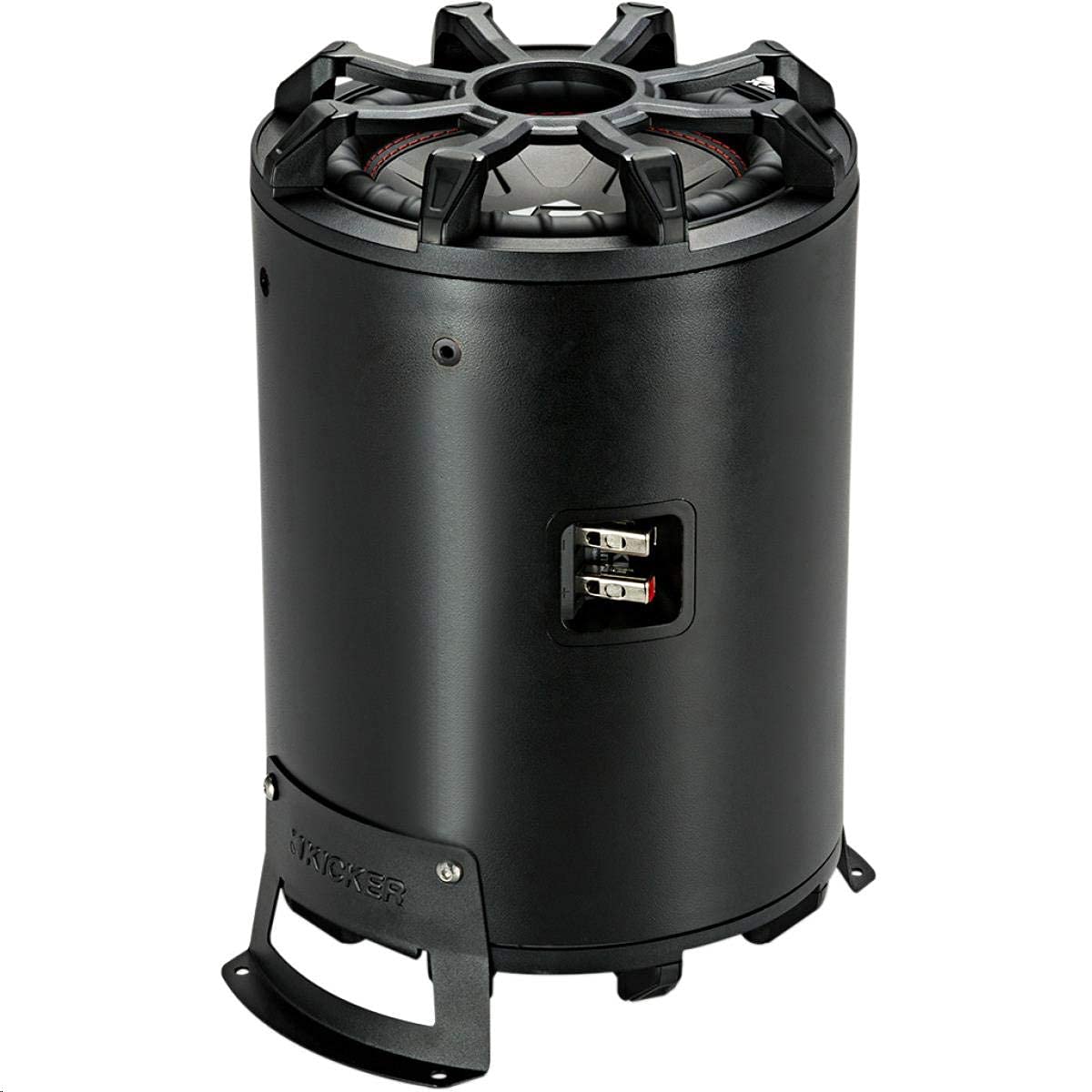 Kicker 46CWTB82 TB8 8-inch Loaded Weather-Proof Subwoofer Enclosure w/Passive Radiator - 2-Ohm, 300 Watt (Renewed)